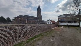 Réfection du mur du cimetière côté Mairie