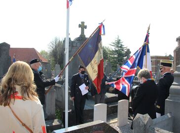 Première cérémonie dédiée aux combattants britanniques morts en 1917 - 1er Mai 2021 Première cérémonie dédiée aux combattants britanniques morts en 1917 - 1er Mai 2021