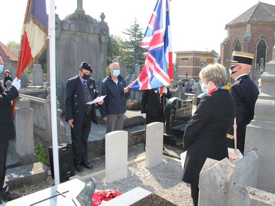 Première cérémonie dédiée aux combattants britanniques morts en 1917 - 1er Mai 2021