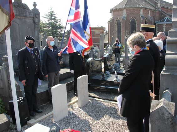 Première cérémonie dédiée aux combattants britanniques morts en 1917 - 1er Mai 2021