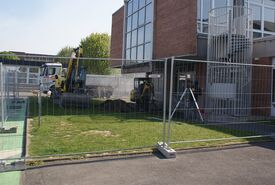 Réfection du fronton de la Mairie - Mai 2021