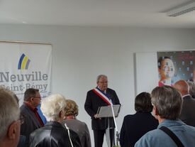 Discours de M. COUVENT Jean-Pierre Maire de Neuville Saint-Rémy Discours de M. COUVENT Jean-Pierre Maire de Neuville Saint-Rémy