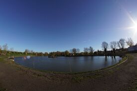 Etang de Neuville Saint-Rémy avant travaux d'aménagement