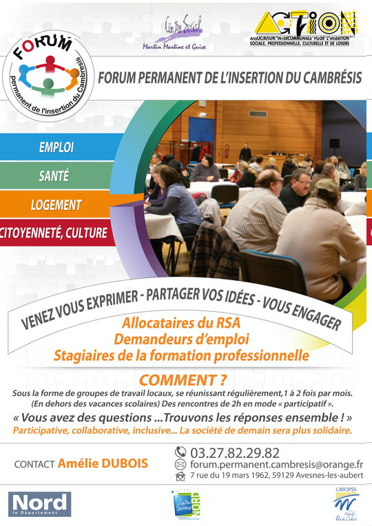 Forum Permanent de l'insertion du Cambrésis